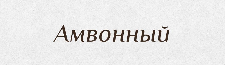 Амвонный — Російсько-український академічний словник (А–П)