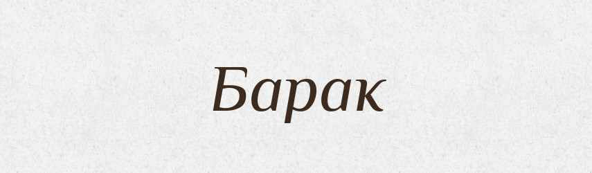 Барак — Російсько-український академічний словник (А–П)