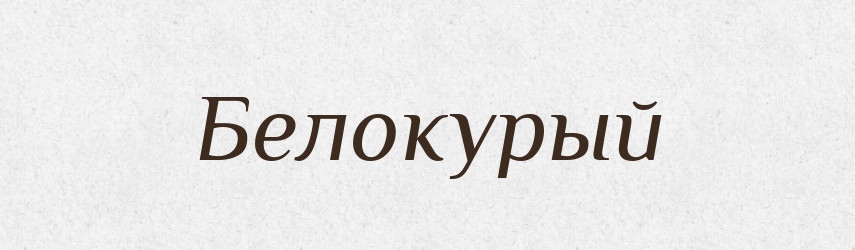 Белокурый — Російсько-український академічний словник (А–П)