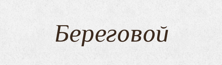 Береговой — Російсько-український академічний словник (А–П)