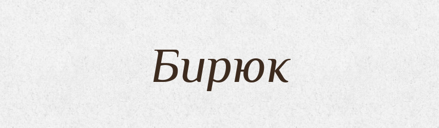 Бирюк — Російсько-український академічний словник (А–П)