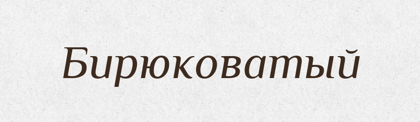 Бирюковатый — Російсько-український академічний словник (А–П)