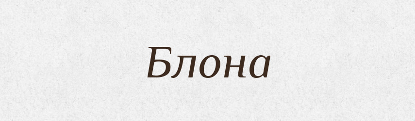 Блона — Російсько-український академічний словник (А–П)