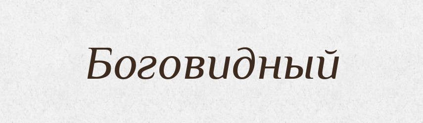Боговидный — Російсько-український академічний словник (А–П)