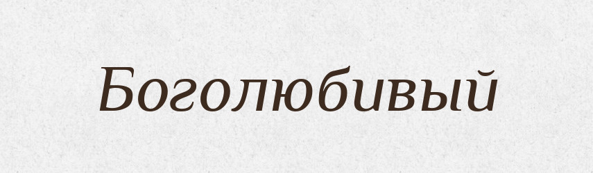 Боголюбивый — Російсько-український академічний словник (А–П)
