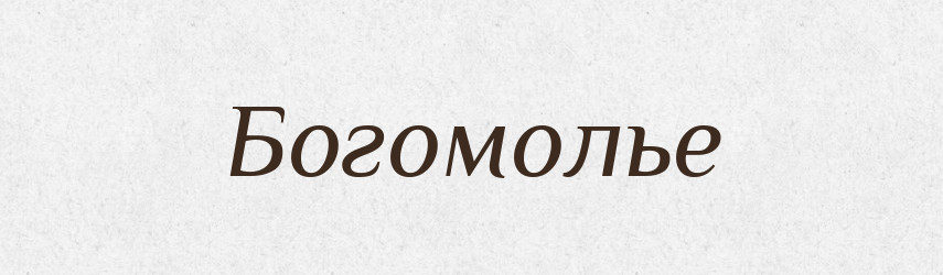 Богомолье — Російсько-український академічний словник (А–П)