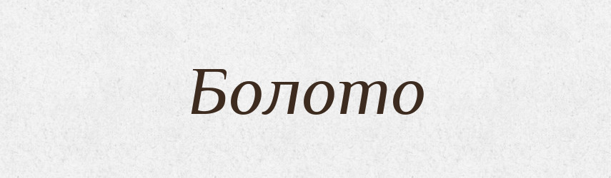 Болото — Російсько-український академічний словник (А–П)