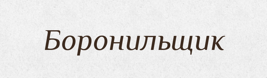 Боронильщик — Російсько-український академічний словник (А–П)