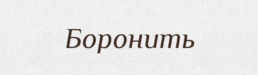 Боронить — Російсько-український академічний словник (А–П)