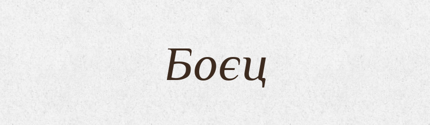 Боєц — Російсько-український академічний словник (А–П)
