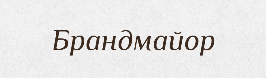 Брандмайор — Російсько-український академічний словник (А–П)