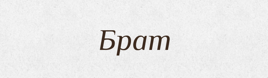 Брат — Російсько-український академічний словник (А–П)