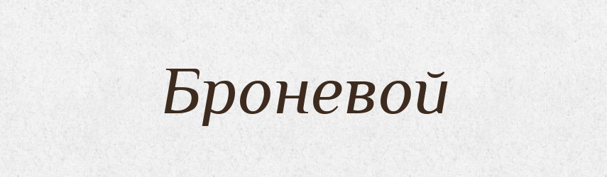 Броневой — Російсько-український академічний словник (А–П)