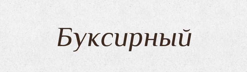 Буксирный — Російсько-український академічний словник (А–П)