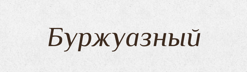 Буржуазный — Російсько-український академічний словник (А–П)