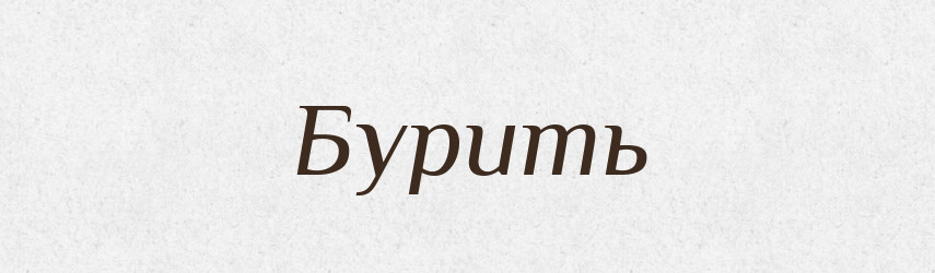 Бурить — Російсько-український академічний словник (А–П)