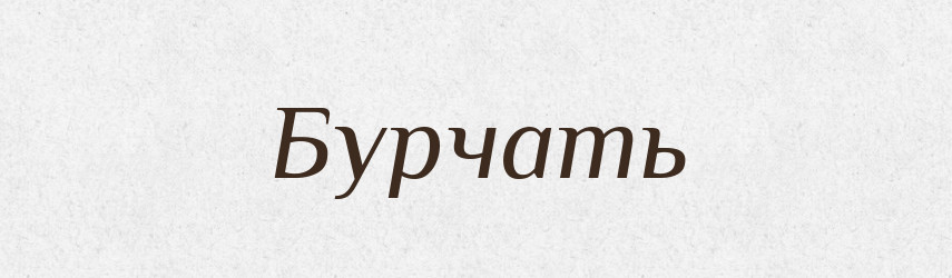 Бурчать — Російсько-український академічний словник (А–П)