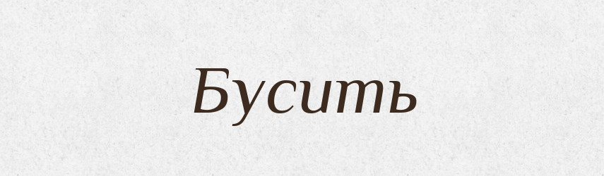 Бусить — Російсько-український академічний словник (А–П)
