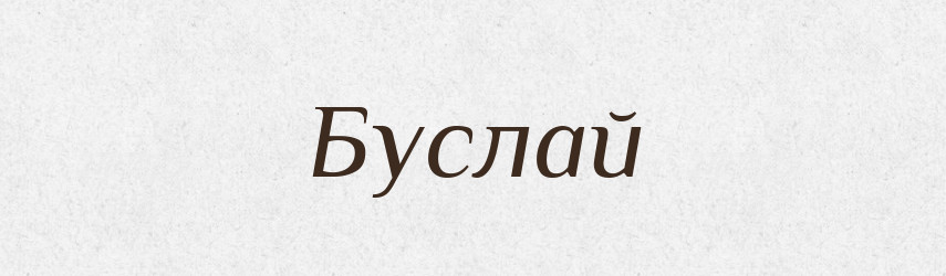 Буслай — Російсько-український академічний словник (А–П)