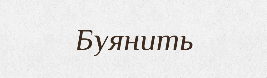 Буянить — Російсько-український академічний словник (А–П)
