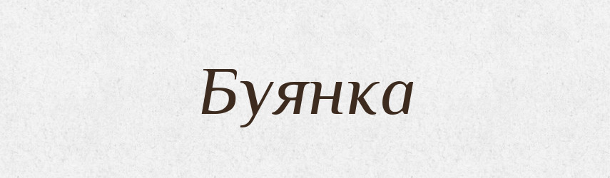 Буянка — Російсько-український академічний словник (А–П)