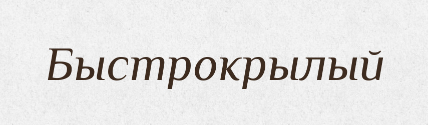 Быстрокрылый — Російсько-український академічний словник (А–П)