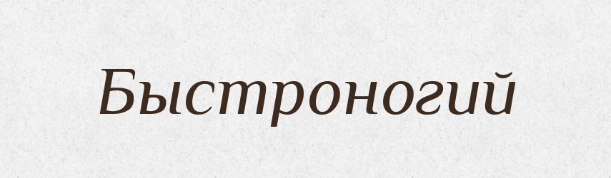 Быстроногий — Російсько-український академічний словник (А–П)