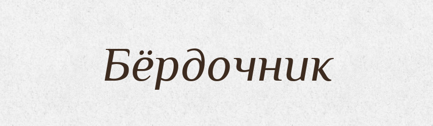 Бёрдочник — Російсько-український академічний словник (А–П)