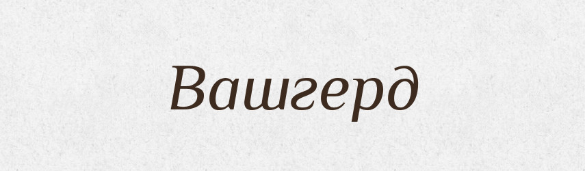 Вашгерд — Російсько-український академічний словник (А–П)