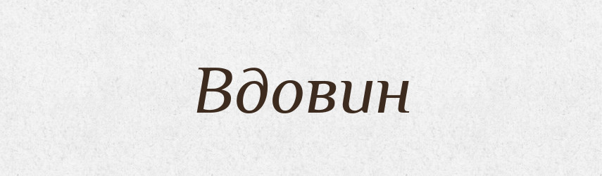 Вдовин — Російсько-український академічний словник (А–П)