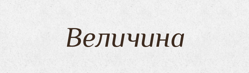 Величина — Російсько-український академічний словник (А–П)