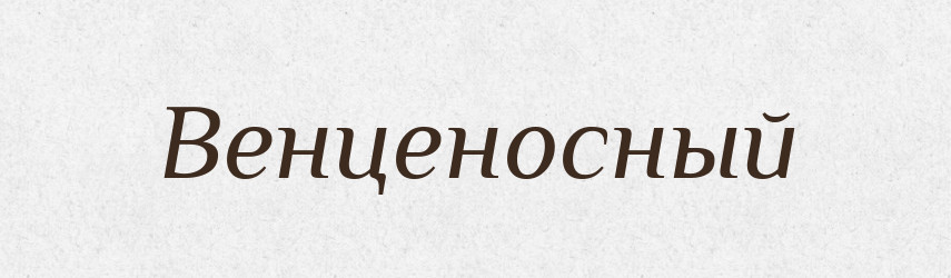 Венценосный — Російсько-український академічний словник (А–П)