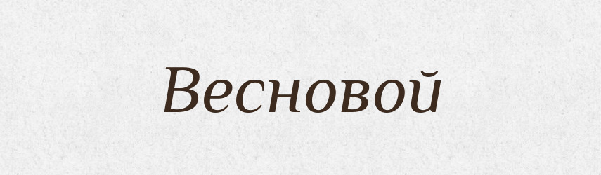 Весновой — Російсько-український академічний словник (А–П)