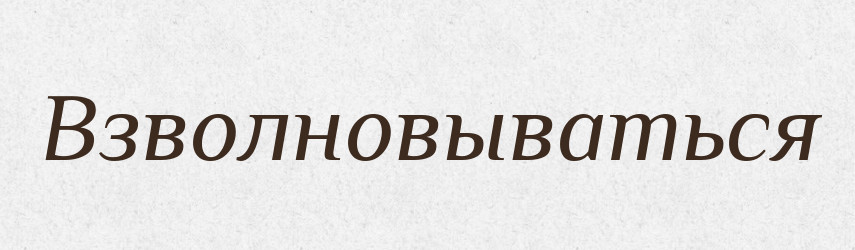 Взволновываться — Російсько-український академічний словник (А–П)
