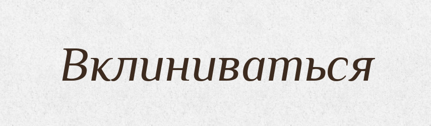 Вклиниваться — Російсько-український академічний словник (А–П)
