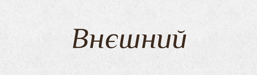 Внєшний — Російсько-український академічний словник (А–П)