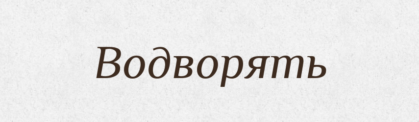 Водворять — Російсько-український академічний словник (А–П)