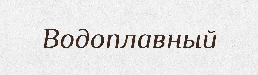 Водоплавный — Російсько-український академічний словник (А–П)