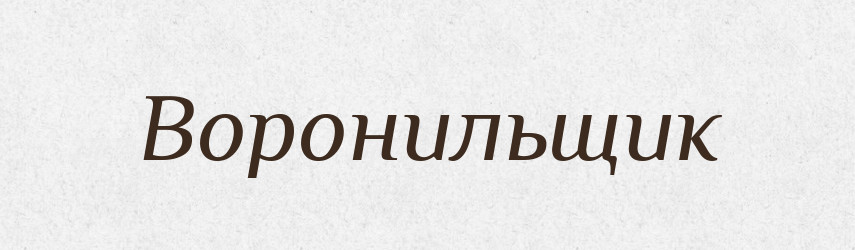 Воронильщик — Російсько-український академічний словник (А–П)