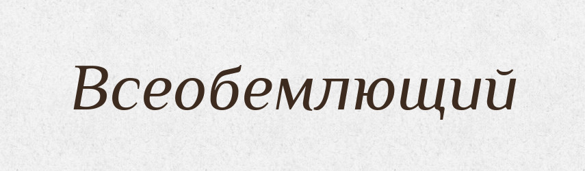 Всеобемлющий — Російсько-український академічний словник (А–П)