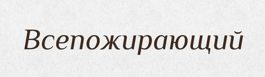 Всепожирающий — Російсько-український академічний словник (А–П)