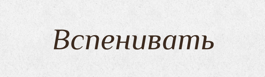 Вспенивать — Російсько-український академічний словник (А–П)