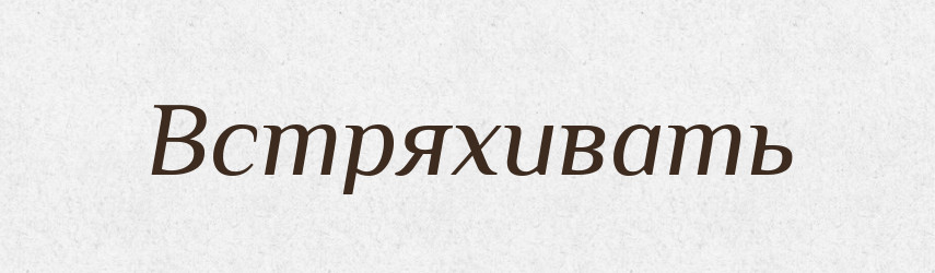 Встряхивать — Російсько-український академічний словник (А–П)