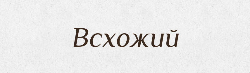 Всхожий — Російсько-український академічний словник (А–П)