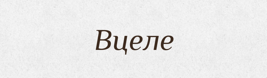 Вцеле — Російсько-український академічний словник (А–П)