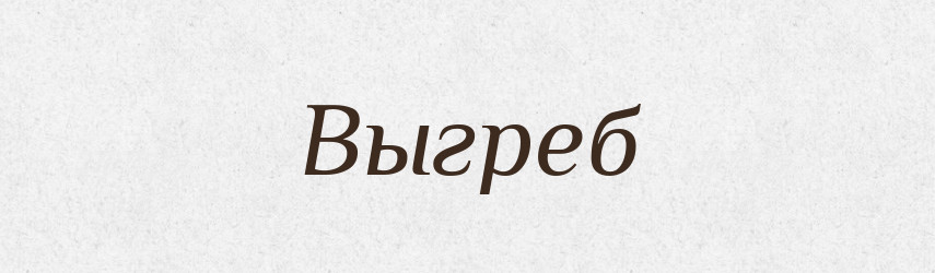 Выгреб — Російсько-український академічний словник (А–П)