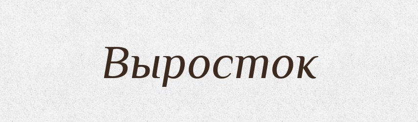 Выросток — Російсько-український академічний словник (А–П)