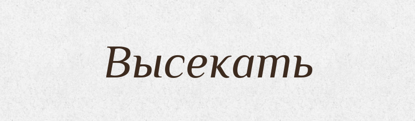 Высекать — Російсько-український академічний словник (А–П)