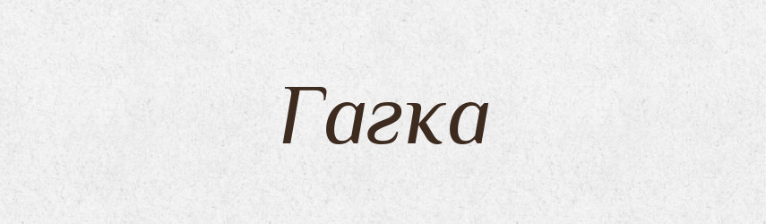 Гагка — Російсько-український академічний словник (А–П)