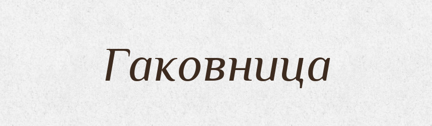 Гаковница — Російсько-український академічний словник (А–П)